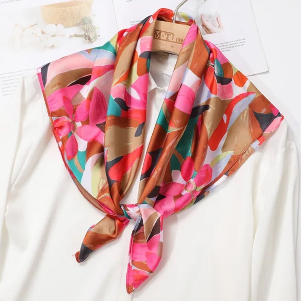 Vibrant Floral Patterned Fabric